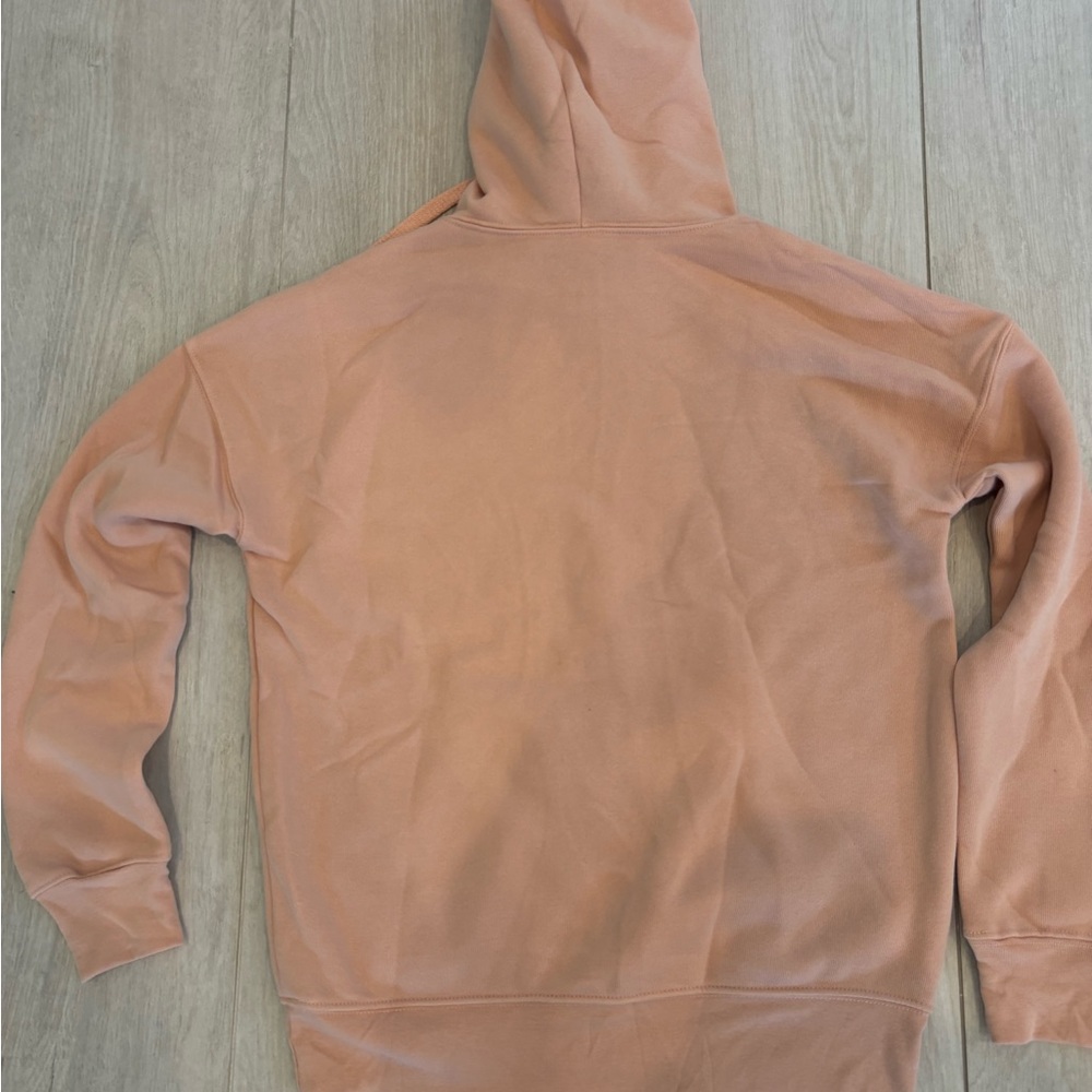 sponge, Fleece pull over peach